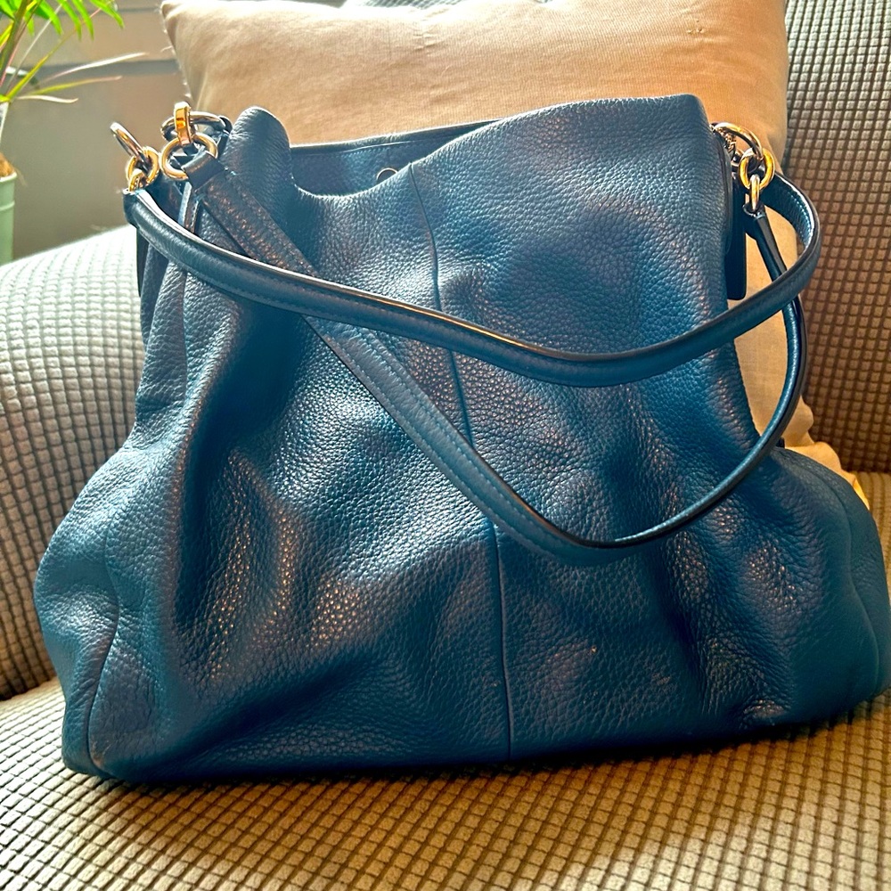 Blue Coach Bag- Like New Condition!